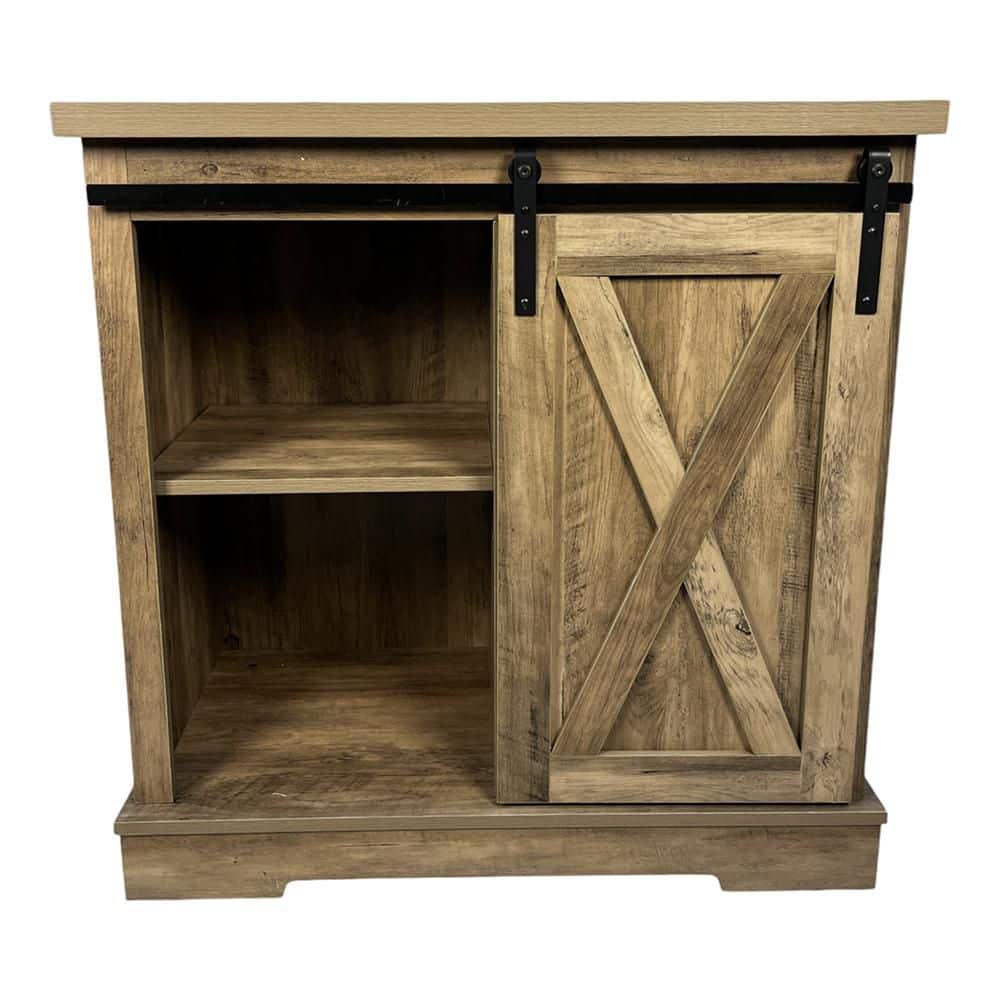 Sideboard Storage Cabinet Coffee Bar Kitchen Farmhouse Style In Antique Gray