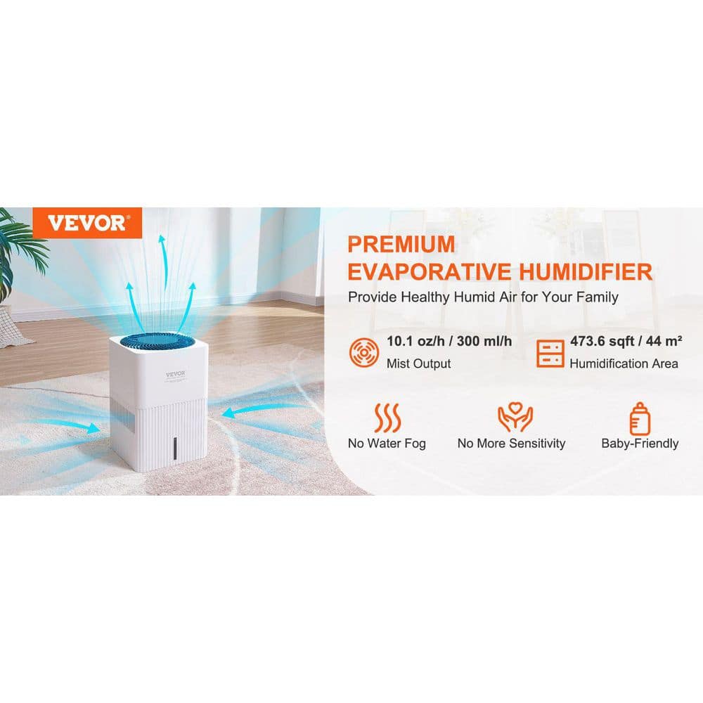 473.6 Sq. Ft Whole-House Humidifier & Air Purifier