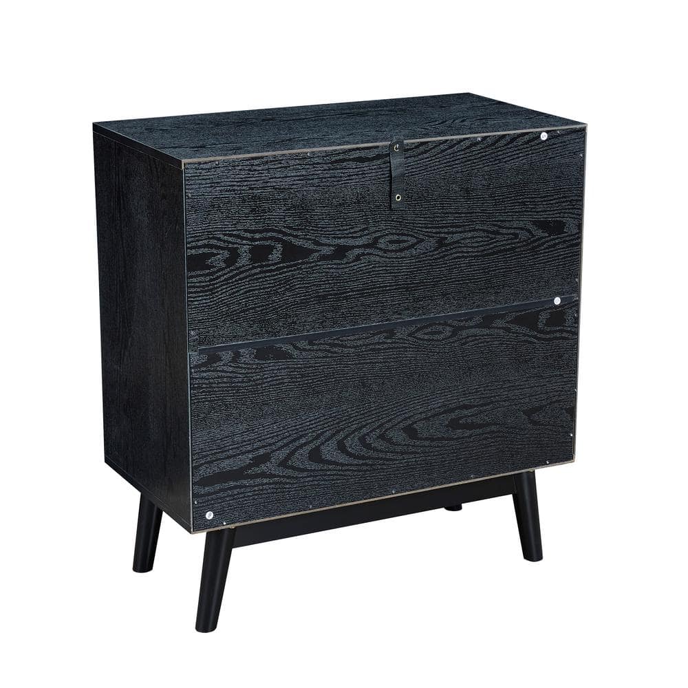 Modern Buffet Cabinet: Ideal For Kitchen, Office, And Living Spaces With Doors And Shelves In Black White