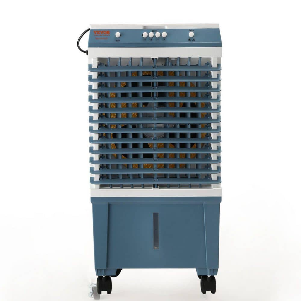 1400 CFM 550 Sq. Ft. Portable Evaporative Cooler Oscillating Swamp Cooler With Adjustable 3 Speeds