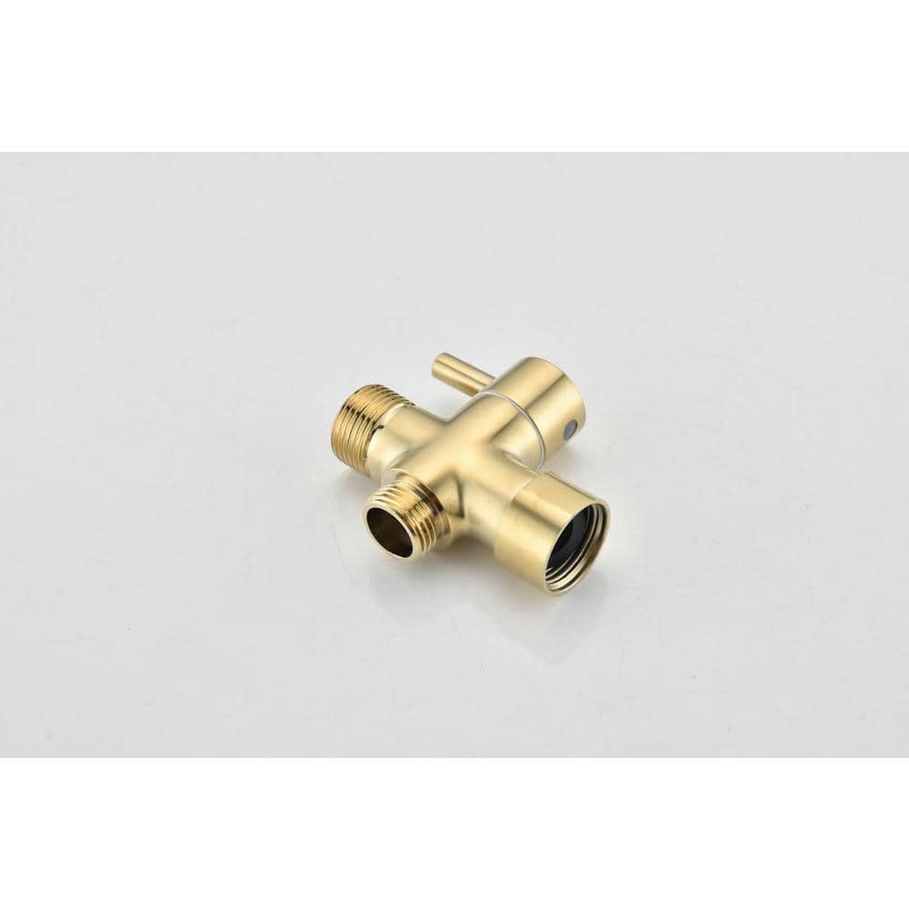 Single Handle Bidet Faucet With Handle In Brushed Gold
