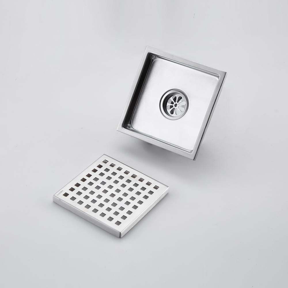 6 Inch Grid Shower Floor Drain