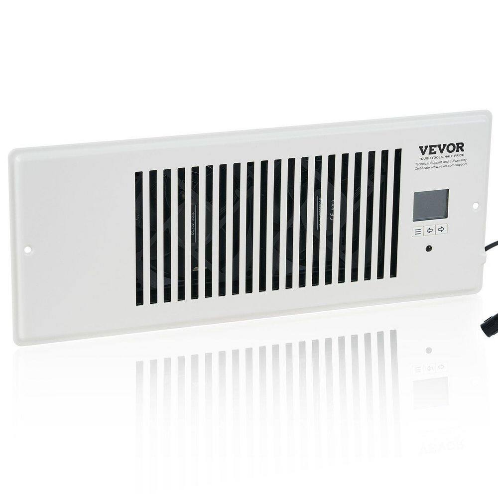 4 Ft.x12ft. Register Booster Fan: Quiet, Remote/Thermostat-Controlled, Adjustable Speed In White