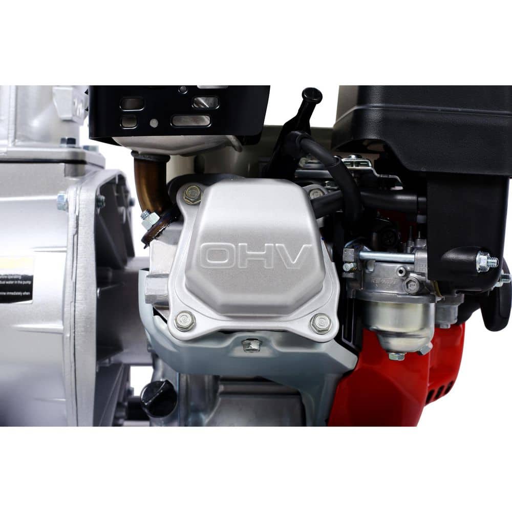 Water Pump 3 In. 264Gpm, 163cc Honda GX160 Engine, 3 In. NPT COUPLER WITH 25 Ft. FLAT HOSE