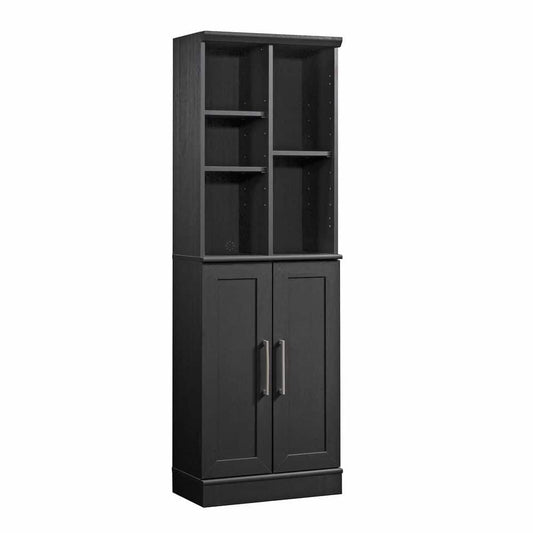  Storage Cabinet, Black Brown Finish