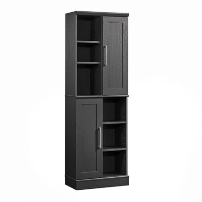 Storage Cabinet, Black Brown Finish