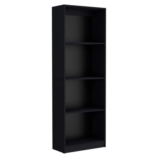  11.70 In. W X 24.70 In. D X 71.10 In. H Black Wood Freestanding Linen Cabinet W/2-Piece Set And 7-Shelves In Black
