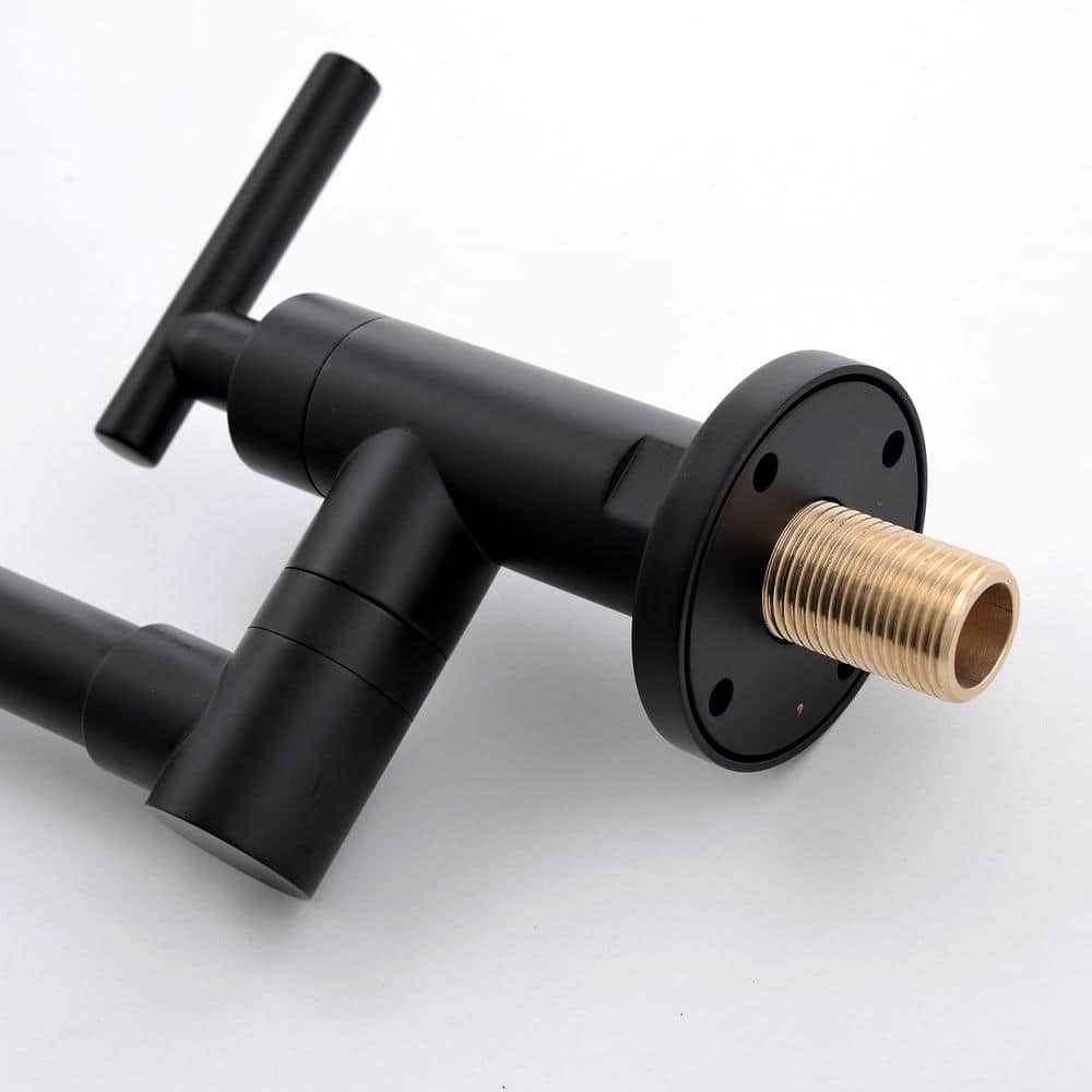  Brass Pot Filler, Wall Mount Commercial Pot Filler Faucet, Brass Copper Material Kitchen Folding Faucet