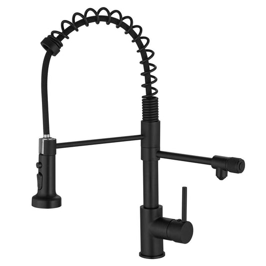  Purifier Kitchen Faucet Drinking Water Faucet, Pull Down Water Filter Kitchen Sink Faucets (Matte Black)