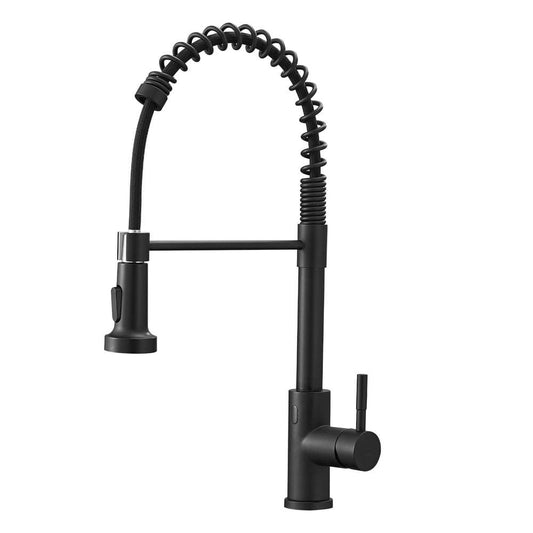  Touchless Kitchen Faucet, Hands Free Automatic Smart Kitchen Faucet Black Smart Kitchen Faucet