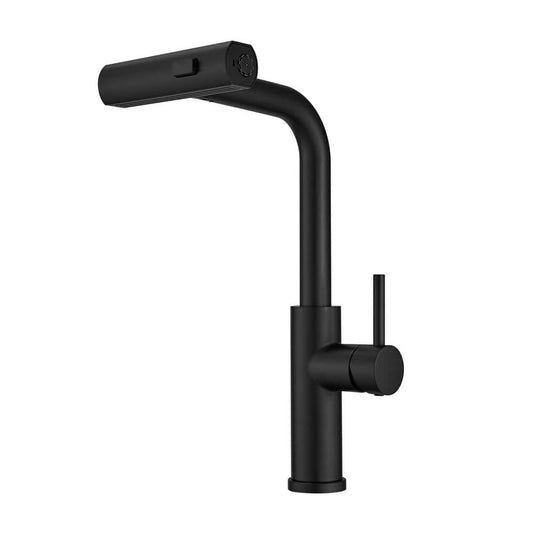  Kitchen Sink Faucet, Black Kitchen Faucets With Pull Out Sprayer, Kitchen Bar Faucet Single Hole Faucet