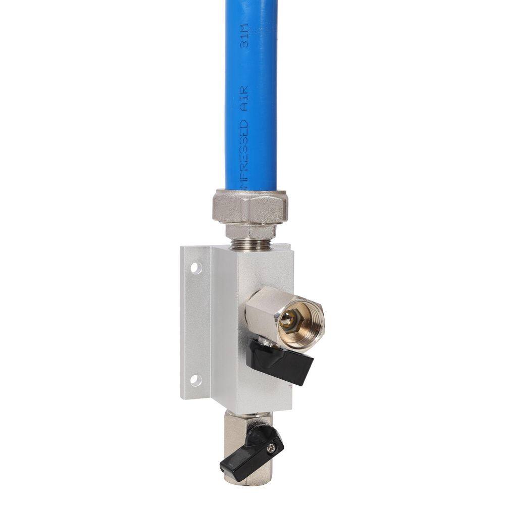  3/4in.x200ft. Air Compressor Piping, High Quality PEX-AL-PEX Tubing Air Hose Kit Air Compressor Accessories, Blue Tubing