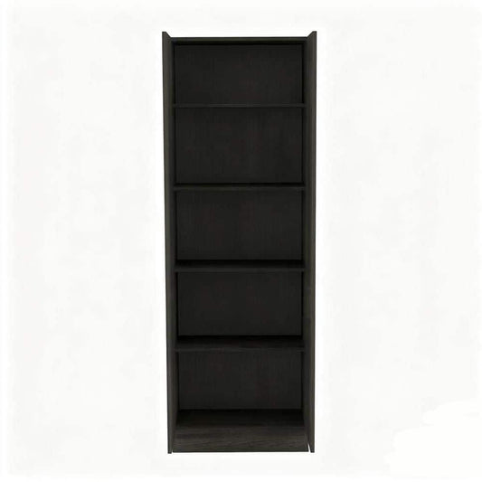  23.60 In. W X 11.80 In. D X 71.10 In. H Brown Particle Board Freestanding Linen Cabinet With 5-Shelves In Espresso