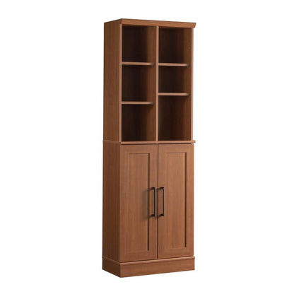  Freestanding Storage Cabinet, In Brown Finish