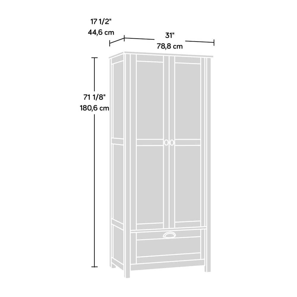  Freestanding Storage Cabinet ,in Brown