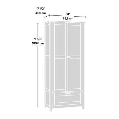 Freestanding Storage Cabinet ,in Brown