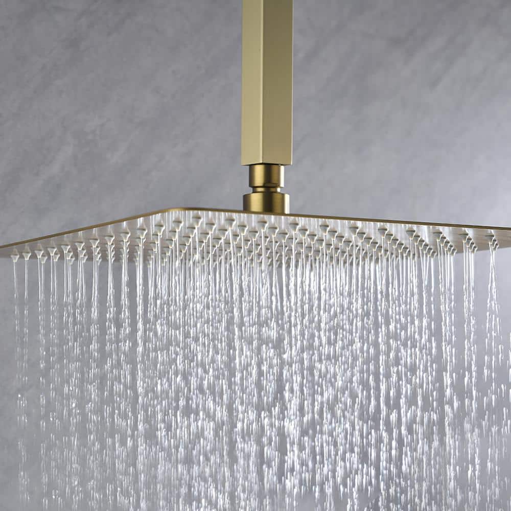  Wall-Mount Handshower Holder In Brushed Gold