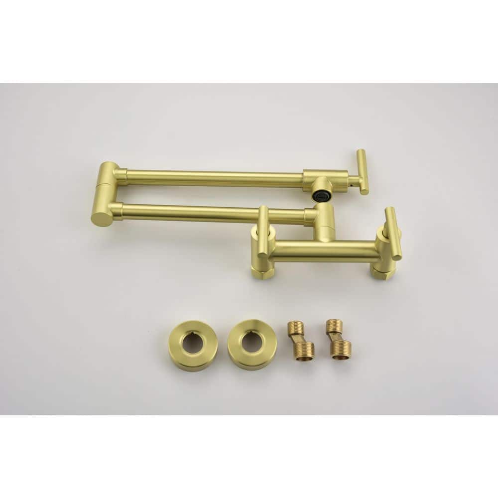  Pot Filler Faucets Both Hot Cold Water Wall Faucet Brass Faucets Kitchen