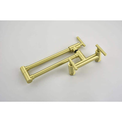  Pot Filler Faucets Both Hot Cold Water Wall Faucet Brass Faucets Kitchen