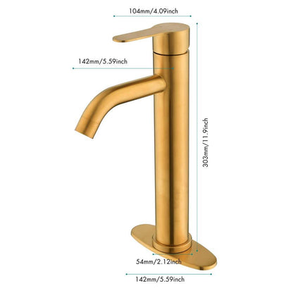  Single Handle Bathroom Vanity Sink Faucet