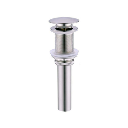  Wall Mounted Bathroom Sink Single Lever Handle Faucet With Pop-Up Drain (No Overflow)