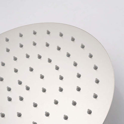  3-Spray Patterns Freestanding Round Dual Handheld Shower Head 1.8 GPM In Brushed Nickel