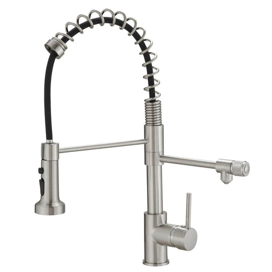 Purifier Kitchen Faucet Drinking Water Faucet, Pull Down Water Filter Kitchen Sink Faucets (Brushed Nickel)