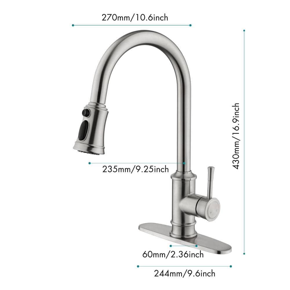  Kitchen Faucet With Pull Out Spraye