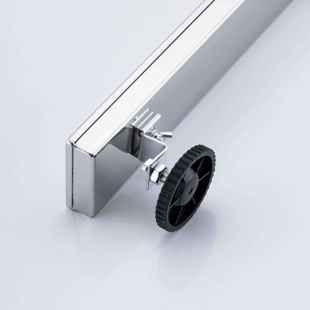  2.75 In W X 36 In D Stainless Steel Decorative Drain Cover With Brushed Nickel