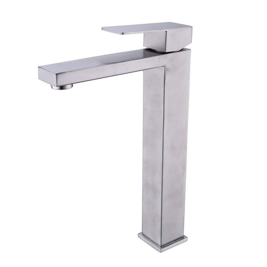  Single Handle Sink Brushed Nickel Vanity Bathroom Faucet, Basin Mixer Tap