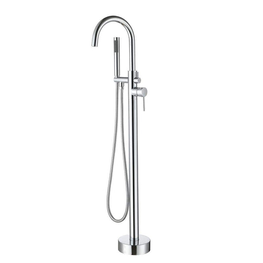  Single-Handle Claw Foot Freestanding Tub Faucet In Chrome