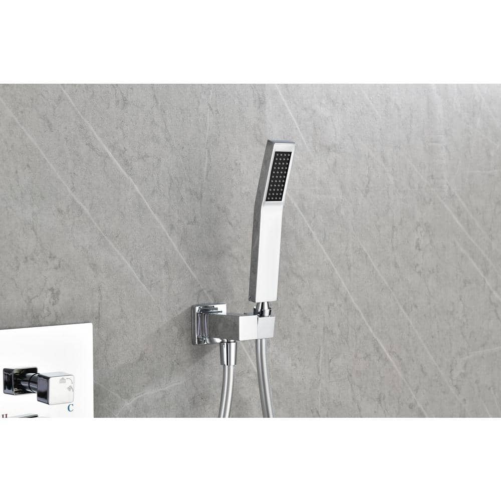  Single-Handle Claw Foot Tub Faucet With Hand Shower In. Chrome