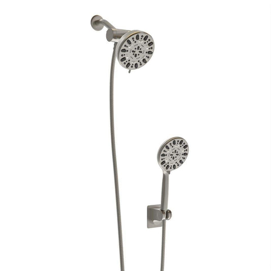  7-spray 4.7 In.Wall Mount 1.8 GPM Dual Shower Head And Handheld Shower Head In Chrome