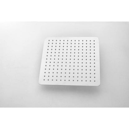  2-Spray Patterns With 0 In. 2.5 GPM In Ceiling Mount Fixed Shower Head In Chrome