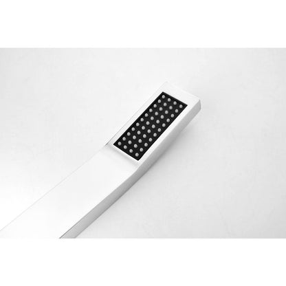  2-Spray Patterns With 0 In. 2.5 GPM In Ceiling Mount Fixed Shower Head In Chrome