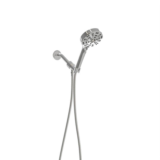  8-Spray Wall Mount Handheld Shower Head 1.8 GPM In Chrome