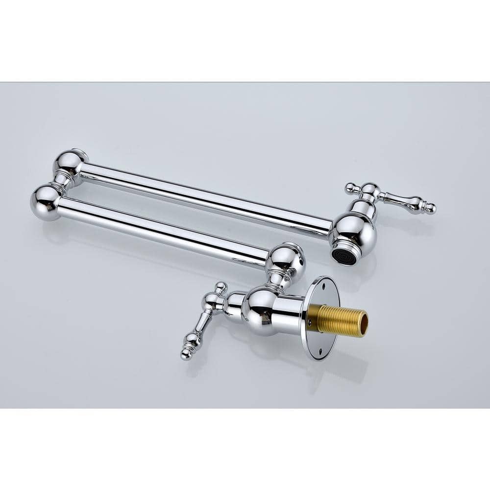  Wall Mount Folding Kitchen Pot Filler Faucet