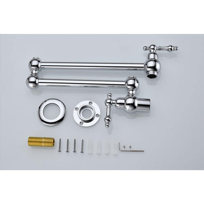  Wall Mount Folding Kitchen Pot Filler Faucet
