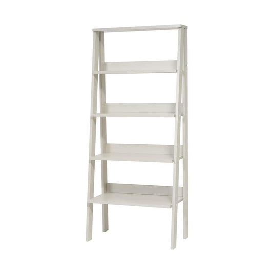  24 In. W X 13 In. D X 55 In. H Grey Wood Freestanding Linen Cabinet W/5-Shelves For Small Spaces In Grey