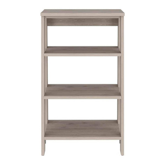  17.30 In. W X 16.90 In. D X 29.70 In. H Grey Wood Freestanding Linen Cabinet With 2 Interior Shelves In Grey