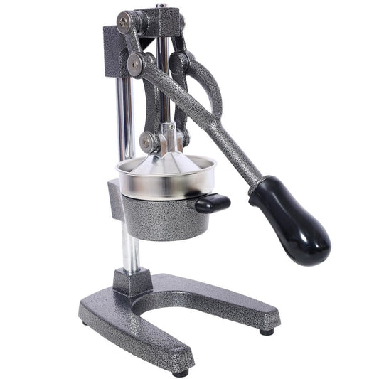  Cast Iron Citrus Juicer-Extra-Large Commercial Manual Press-Heavy Duty Grey Squeezer