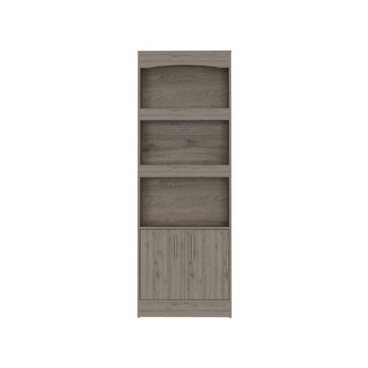  24.88 In. W X 10.35 In. D X 71.10 In. H Gray Particle Board Freestanding Linen Cabinet W/4-Shelves In Gray