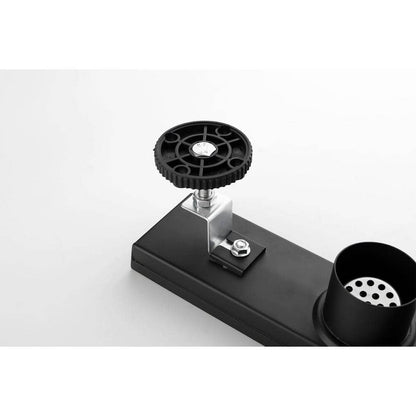  12 In. Linear Shower Drain, Included Hair Strainer And Leveling Feet In Matt Black