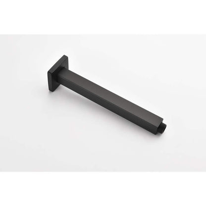  1-Spray Patterns 2.5 GPM 0 In. Ceiling Mount Fixed Shower Head In Matte Black