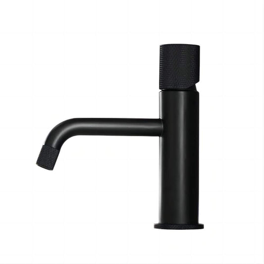  Single Handle Single Hole Bathroom Sink Faucet Bathroom Faucets In Matte Black
