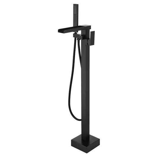  Single-Handle Claw Foot Tub Faucet In Matte Black