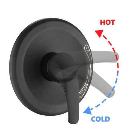  Single-Handle Claw Foot Tub Faucet With Hand Shower InMatte Black