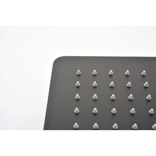  1-Spray Patterns Dual Wall Mount With Shower Head 1.5GPM, In Matte Black