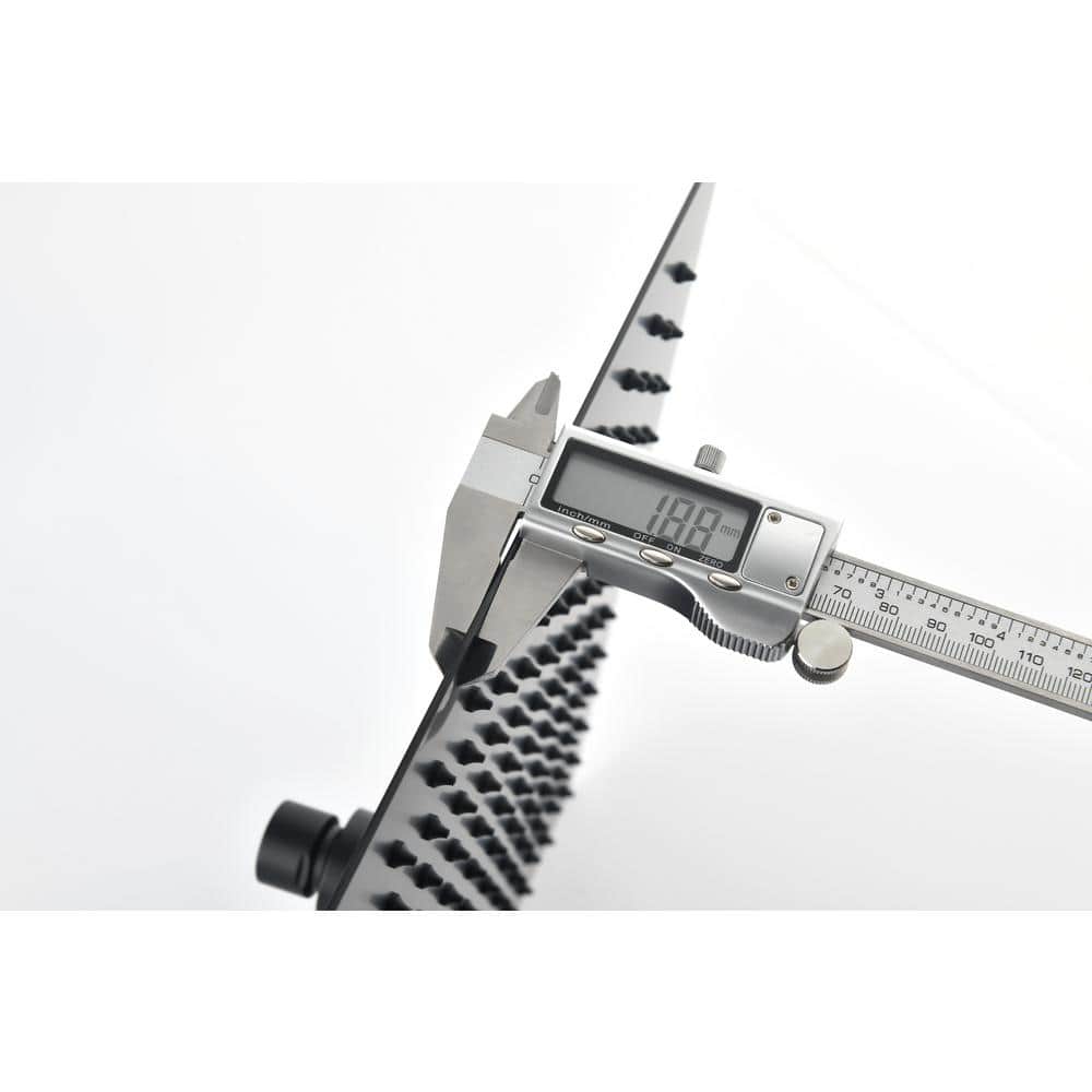  2-Spray Patterns Ceiling Mount Square Rainfall Dual Handheld Shower Head 2.5 GPM In Matte Black