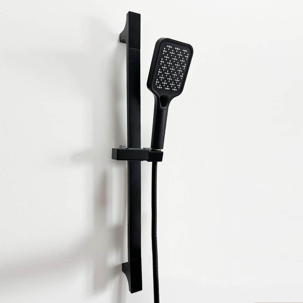 Wall-Mount Handshower Holder In Matte Black